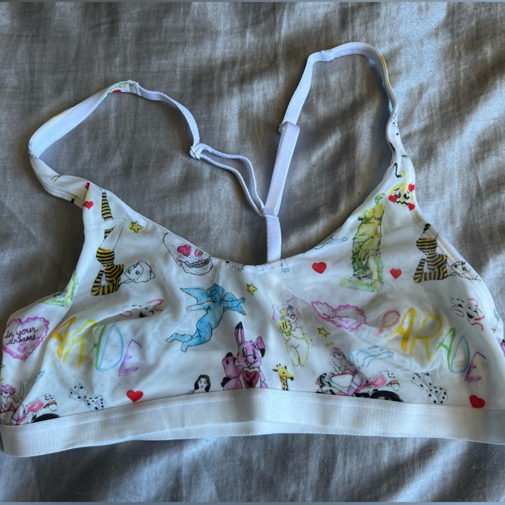 PARADE SCOOP BRALETTE dreams ⛅️ print size M